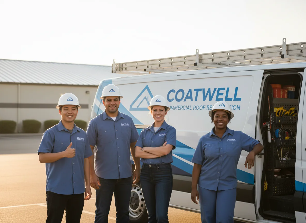 Commercial roof coating company in Shawmut, ME